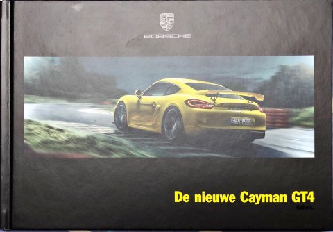 Porsche Cayman GT4 nr. WSLI1501000591 NL:WW, 2015-02 NL year 2015 folder brochure (1)