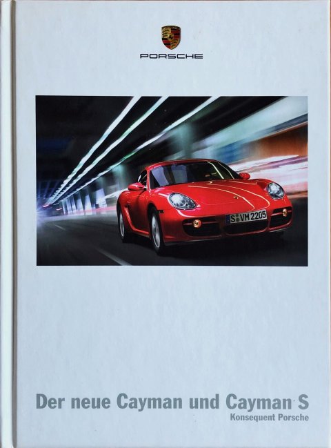 Porsche Cayman nr. WVK 306 810 07, 2006-05 DE 2006 folder brochure