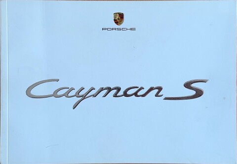 Porsche Cayman S nr. WVK 304 812 05 D:A, 2005 03 DE 2005 folder brochure