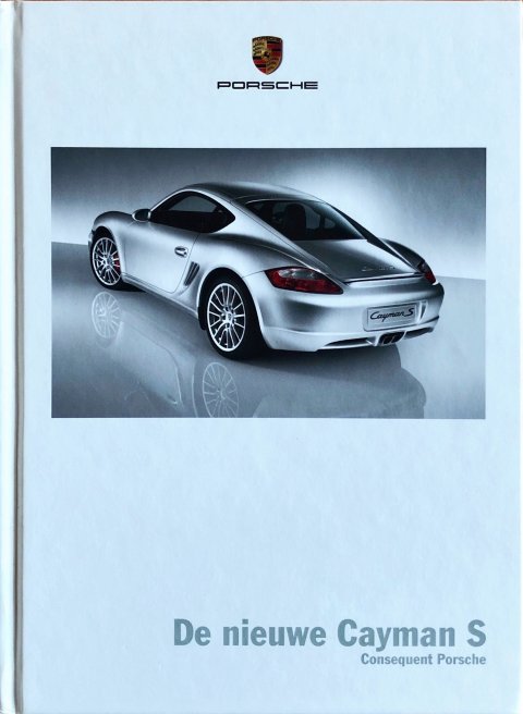 Porsche Cayman S nr. WVK 305 091 06, 2005-06 NL 2005 folder brochure