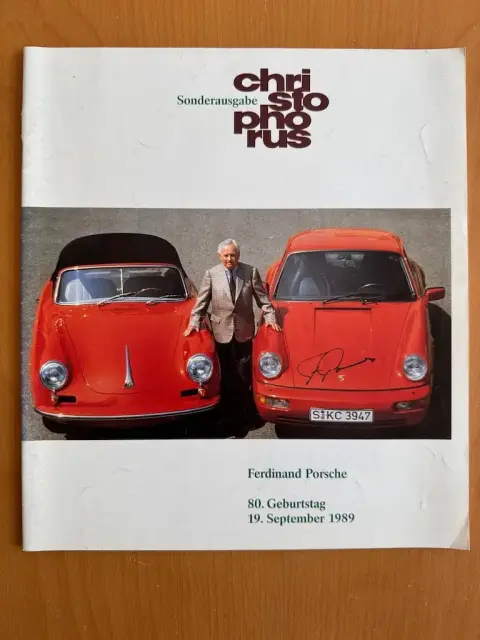 Porsche Christophorus Ferdinand Porsche 80. Geburtstag 1989 #1