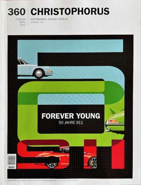 Porsche Christophorus nr 360 Forever young 50 Jahre 911 2013 Duits