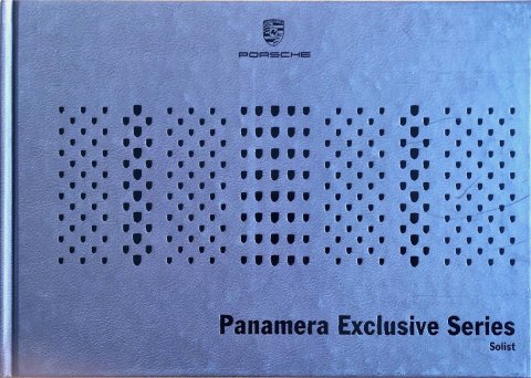 Porsche Panamera Turbo S Executive Exclusive Series nr. WSLS1601000110 DE/WW, 2014-10 A4 hard cover, 56, DE year 2014 folder brochure