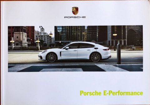Porsche E-Performance nr. WSL81701000191, 2016-09 NL 2016 folder brochure