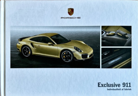 Porsche Exclusive 911 (991.1) nr. WSL91601001491, 2014 11 NL 2014 folder brochure