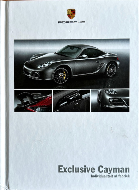 Porsche Exclusive Cayman nr. WSL91001000981 , 2009 03 NL 2009 folder brochure