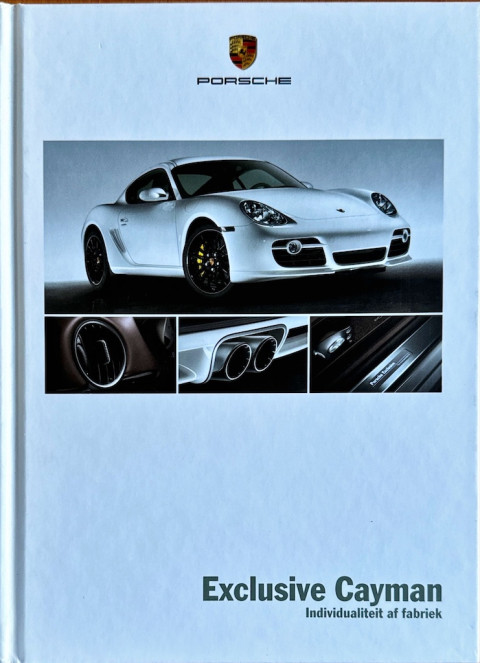 Porsche Exclusive Cayman nr. WVK 612 091 08, 2007 06 NL 2007 folder brochure