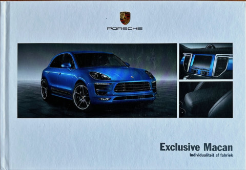 Porsche Exclusive Macan nr. WSL91501000291, 2013 11 NL 2013 folder brochure