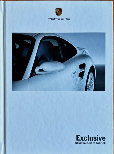 Porsche Exclusive nr. WVK 608 791 07, 2006 12 NL 2006 folder brochure