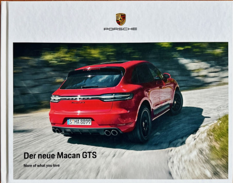 Porsche Macan GTS nr. WSLA2001001210 DE:WW, 2019 12 DE 2019 folder brochure