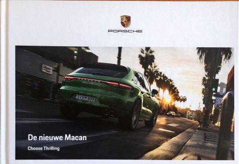 Porsche Macan nr. WSLA2001000391 NL:WW, 2019-08 NL 2019 folder brochure
