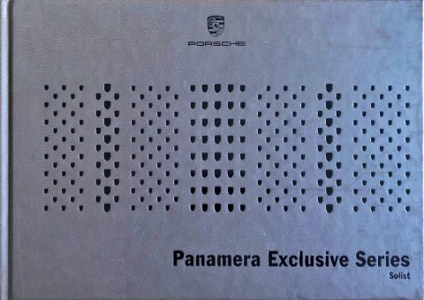 Porsche Panamera Turbo S Executive Exclusive Series nr. WSLS1601000191 NL/WW, 2014-10 A4 hard cover, 56, NL year 2014 folder brochure