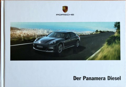 Porsche Panamera Diesel nr. WSLP1501000410 DE/WW, 2014-03 17,0 x 24,5 (hard cover), 82, DE year 2014 folder brochure