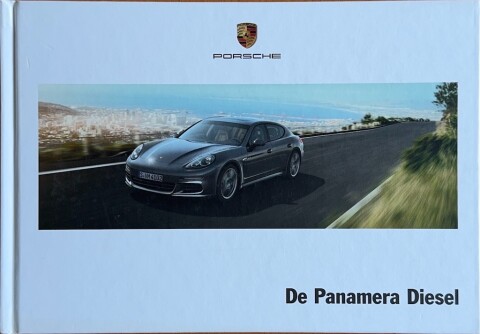 Porsche Panamera Diesel nr. WSLP1501000491 NL:WW, 2014 03 NL 2014 folder brochure