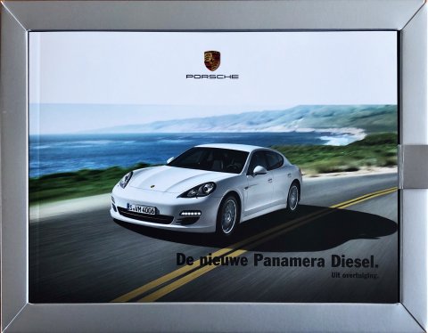 Porsche Panamera Diesel nr. WSRP 110101S591, 2011-04 A5 (in box), 24, NL year 2011 folder brochure
