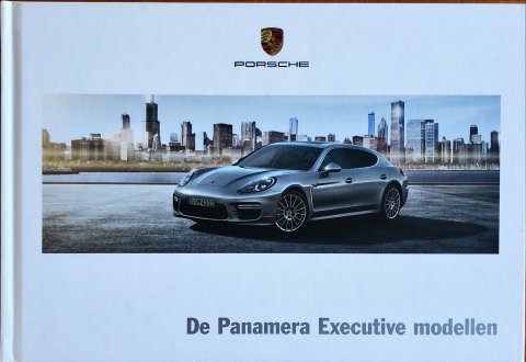 Porsche Panamera Executive nr. WSLP1402000191 NL/WW, 2013-11 17,0 x 24,5 (hard cover), 56, NL year 2013 folder brochure