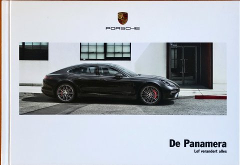 Porsche Panamera (G2) nr. WSLP1801000191 NL/WW, 2017-03 17,0 x 24,5 (hard cover), 172, NL year 2017 folder brochure