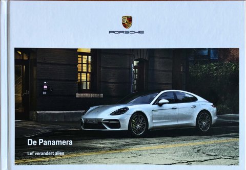 Porsche Panamera (G2) nr. WSLP1801001391 NL/WW, 2017-11 17,0 x 24,5 (hard cover), 180, NL year 2017 folder brochure