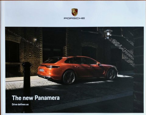 Porsche Panamera (G2) nr. WSLP2101000320 EN/WW, 2020-08 22,0 x 28,0, 40, EN year 2020 folder brochure