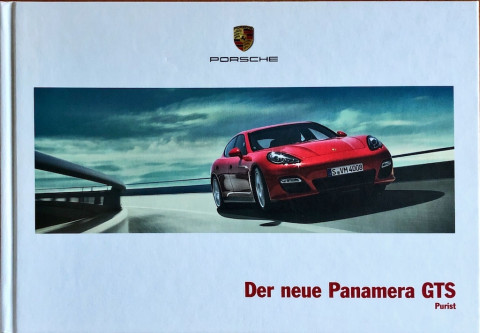 Porsche Panamera GTS nr. WSLP1301000110 DE:WW, 2011 08 DE 2011 folder brochure