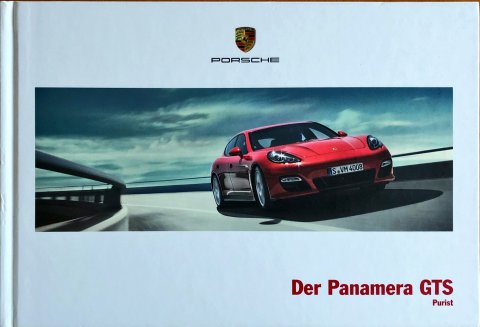 Porsche Panamera GTS nr. WSLP1301000610 DE/WW, 2012-03 17,0 x 24,5 (hard cover), 52, DE year 2012 folder brochure