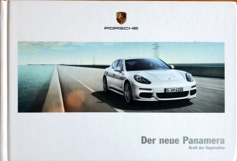 Porsche Panamera nr. WSLP1401000210 DE/WW, 2013-04 17,0 x 24,5 (hard cover), 158, DE year 2013 folder brochure