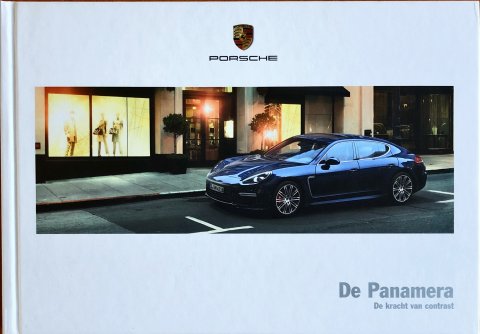 Porsche Panamera nr. WSLP1601000191 NL/WW, 2015-03 17,0 x 24,5 (hard cover), 158, NL year 2015 folder brochure