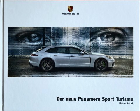 Porsche Panamera Sport Turismo (G2) nr. WSLP1801000610 DE/WW, 2017-03 22,0 x 28,0 (hard cover), 36, DE year 2017 folder brochure
