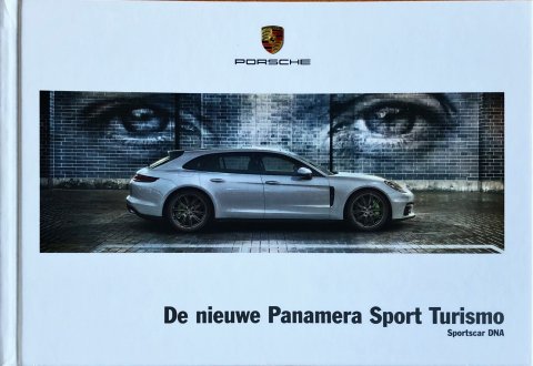 Porsche Panamera Sport Turismo (G2) nr. WSLP1801000691 NL/WW, 2017-03 17,0 x 24,5 (hard cover), 166, NL year 2017 folder brochure