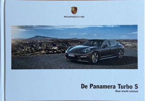 Porsche Panamera Turbo S nr. WSLP1501000191 NL:WW, 2014 03 NL 2014 folder brochure