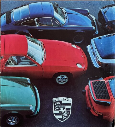 Porsche Programma (924, 911, 928) nr. 1158.10, ongeveer 1978 DE 1978 folder brochure #2