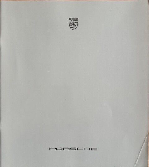 Porsche Programma (924, 944, 911, 928) nr. WVK 104 110, 1985 08 DE 1985 folder brochure #2