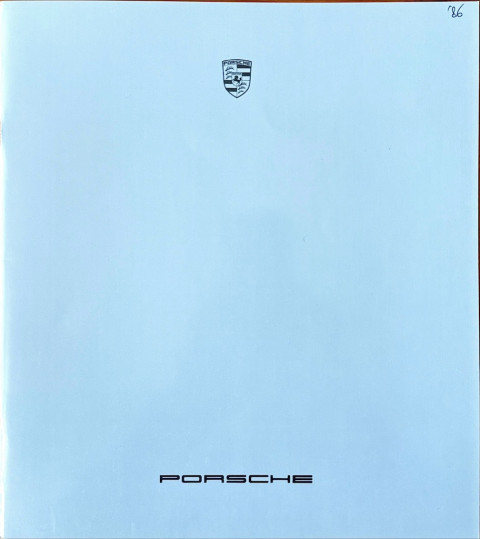 Porsche Programma (924, 944, 911, 928) nr. WVK 104 125, 1985 08 DE 1985 folder brochure