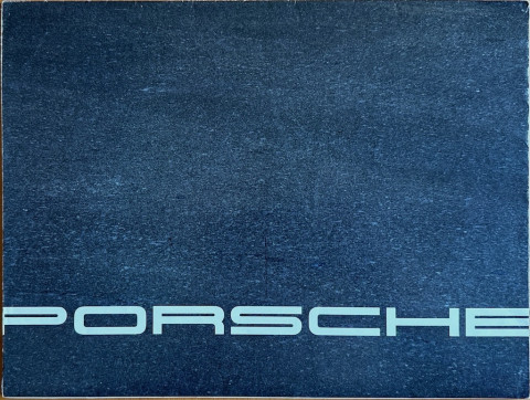 Porsche Programma (924, 944, 911, 928), poster 928 S4 nr. WVK 131 210, 1985 DE 1985 folder brochure