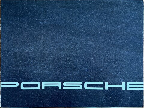 Porsche Programma (924, 944, 911, 928), poster 928 S4 nr. WVK 131 210, 1986 08 DE 1986 folder brochure