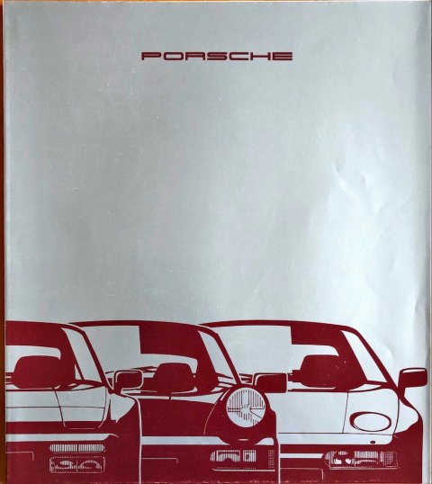 Porsche Programma (944, 911, 928) nr. WVK 105 691, 1989-08 NL 1989 folder brochure