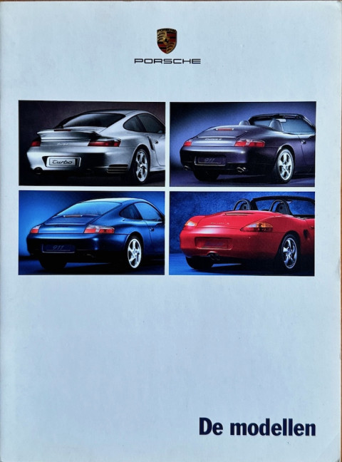 Porsche Programma (Boxster, 911) nr. WVK 165 991 00, 1999 07 NL 1999 folder brochure