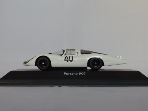 Porsche Sports car 907 Lang Heck, Le Mans,  Jochen Rindt, #40, 1967, wit, Schuco, 450362600 
