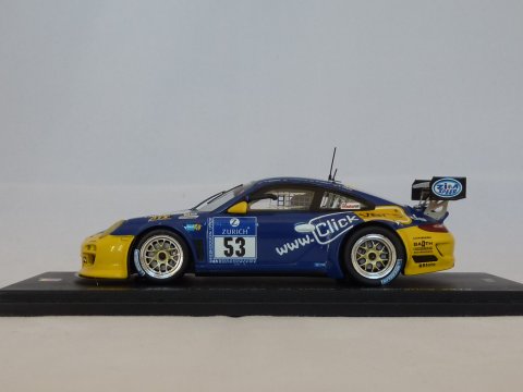 Porsche Sports car 911 - 997 GT3 Cup, nr. 53, Nürburgring, 2013, blauw, Spark, SG092