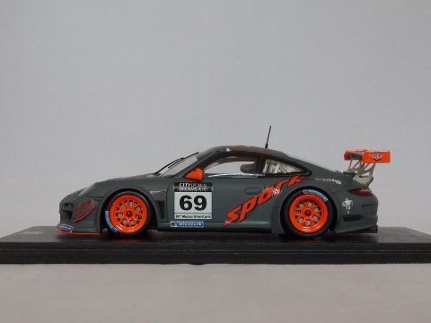 Porsche Sports car 911 - 997 GT3 R, #69, 5th Macau GT Cup, Romain Dumas, 2012, grijs, Spark, SA027
