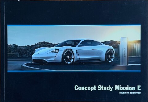 Porsche Taycan (Concept Study Mission E) nr. WSLS1601000520 EN:WW, 2015 09 EN 2015 folder brochure