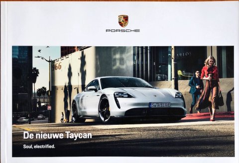 Porsche Taycan nr. WSLT1901000130 NL BE, 2019-12 2019 folder brochure