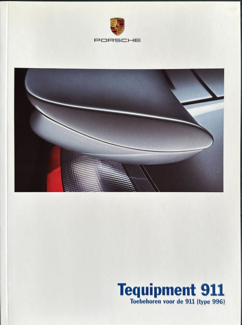 Porsche Tequipment 911 nr. WVK 601 791 03 NL:WW, 2002 08 NL 2002 folder brochure
