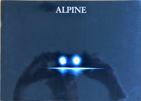 Renault Alpine A610 Turbo nr. 21 030 11, 1991-08 A4, 40, NL year 1991 folder brochure