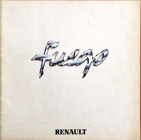 Renault Fuego nr. 20.112.11, 1980 (mj. 1981) 24,5 x 24,5, 30, NL year 1980 folder brochure