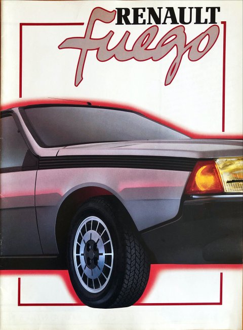 Renault Fuego nr. 23 117 11, 1983 (mj. 1984) 22,5 x 30,0, 16, NL year 1983 folder brochure
