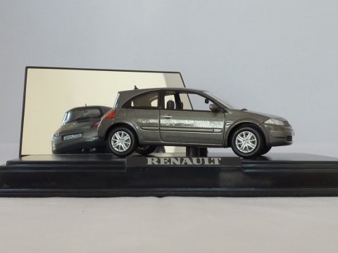 Renault Megane II 3-deurs Sport Dynamique, 2002, grijs, Norev, 517065