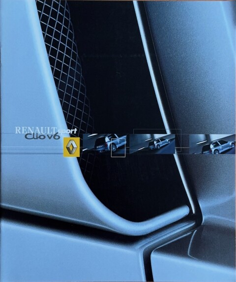 Renault Sport Clio V6 nr.  , 2000 11 NL 2000 folder brochure