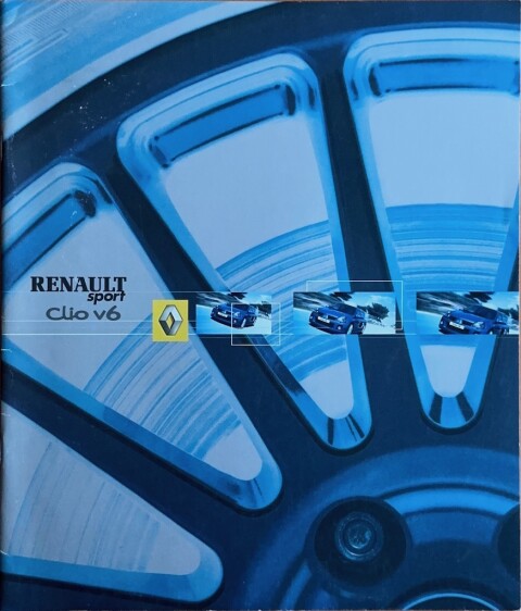 Renault Sport Clio V6 nr.  , 2003 05 NL 2003 folder brochure