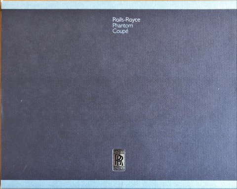 Rolls-Royce Phantom Coupé nr. 01 41 0 444 702, 2008-01 22,0 x 27,5, 64, EN year 2008 folder brochure